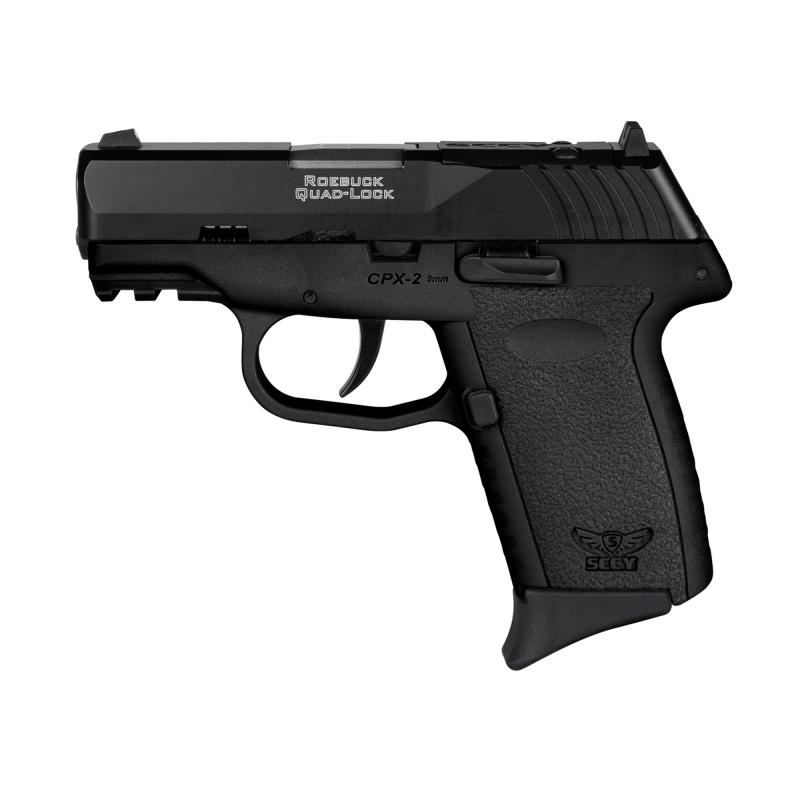 CPX-2 Gen 3, Semi-automatic Pistol, Double Action Only, Compact Polymer Frame, 9MM, 3.1" Barrel, Matte Finish, Black, 3 Dot Sights, Optics Ready, 10 Rounds, 2 Magazines CPX-2CBBKRDRG3