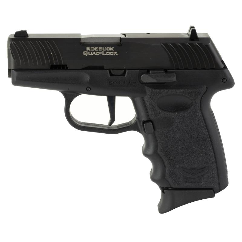 DVG-1, Striker Fired, Semi-automatic, Polymer Frame Pistol, 9MM, 3.1" Barrel, Black, 3 Dot Sights, No External Safety, 10 Rounds DVG-1CBBK