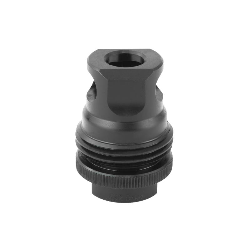 Single Port ASR Muzzle Brake, 1/2 x 28 RH, Fits ASR Mounts, 9MM AC2628