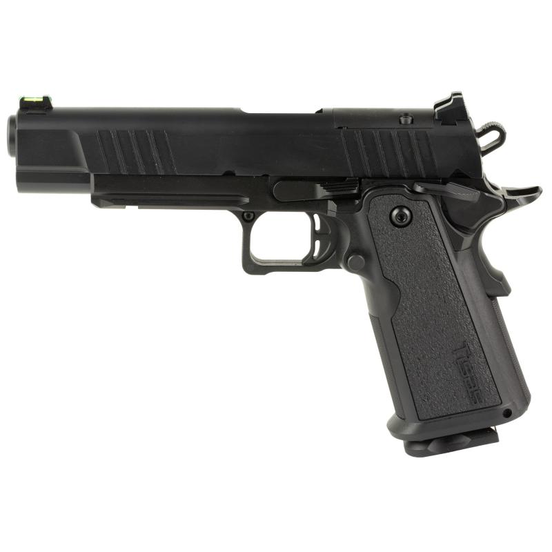 Duty BR8 Double Stack, Single Action, Semi-automatic, Steel Frame Pistol, Full Size, 9MM, 5" Bull Barrel, Cerakote Finish, Black, Rail, Fiber Optic Front and Low Profile Combat Rear Sights, 17 Rounds, 2 Magazines 12500017