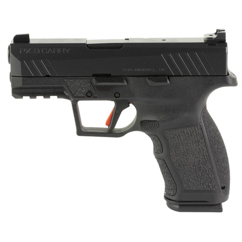 PX-9 Carry, Striker Fired, Semi-automatic, Compact, Polymer Frame Pistol, 9MM, 3.5" Barrel, QPQ Finish, Black, 15 Rounds, 2 Magazines 15000303