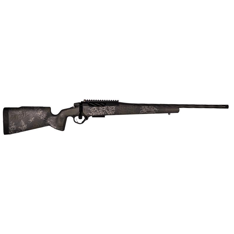 HAVAK Element, Bolt Action Rifle, 300 PRC, 22" Spiral Fluted Barrel, 5/8X24 Thread Pitch, Seekins Carbon Fiber Stock in Mountain Shadow Camo, Anodized Action Finish, 3 Rounds 0011710083-F-MS