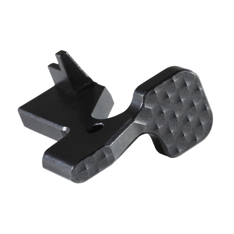 Enhanced Bolt Catch, Black Finish, Drop In Upgrade For Any MILSPEC Lower Receiver 0011510057