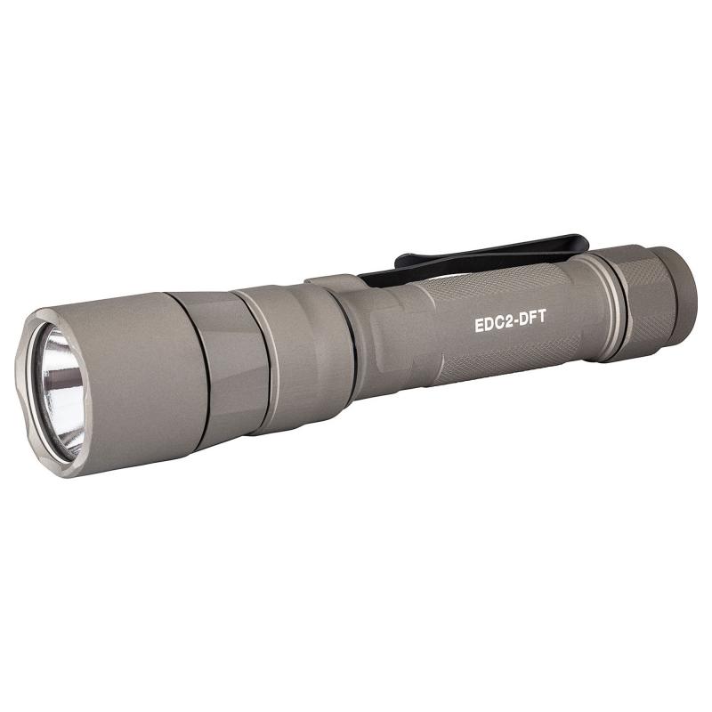 Everyday Carry Light (EDC-2-DFT), Dual-Fuel Turbo Flashlight, 700 Lumens, Anodized Finish, Tan EDC2-DFT-TN