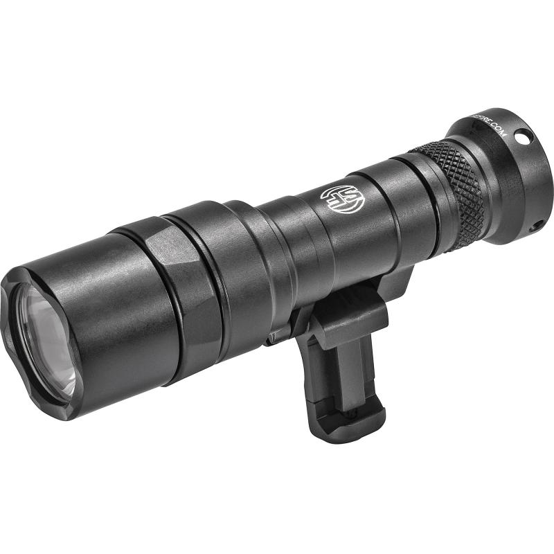 M340C Scout Pro Flashlight, LED, 500 Lumens, Black Finish, 1913 Picatinny Mount installed, MLOK Mount included, Z68 On/Off Tailcap M340C-BK-PRO
