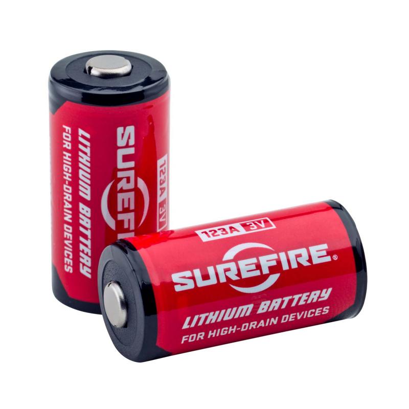 Fishbowl Battery Display, CR123A Lithium, 65 Pairs, Red SF2-SW-BULK