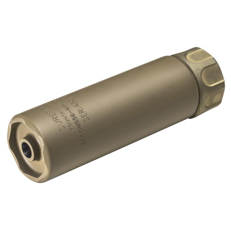 2nd Gen SOCOM Rifle Suppressor, Mini, 5.56MM, Dark Earth Finish SOCOM556-MINI2-DE