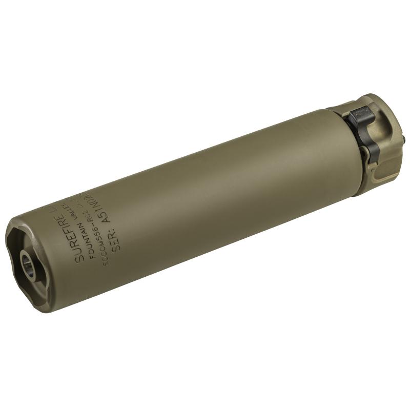 SOCOM556-RC2 Sound Suppressor (Silencer) |5.56 6.2" Long, 17 Ounces, Dark Earth Finish, SOCOM 2 Series - NFA Item