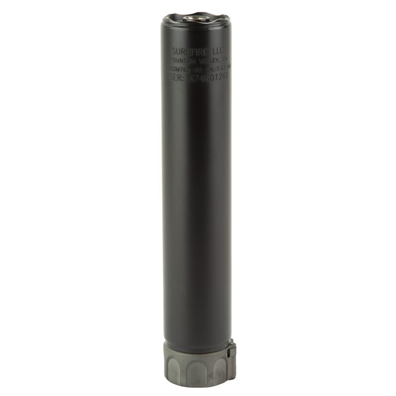 End Mount Sound Suppressor, Titanium Construction , Ti2, 7.62MM, Black Finish SOCOM762-TI2-BK