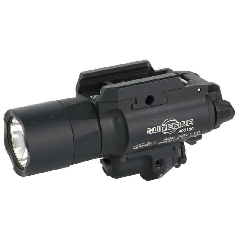 X400 Turbo, Weaponlight w/Laser, Fits Pistol and Picatinny, 1000 Lumens, Green Laser, Matte Finish, Black X400T-A-GN