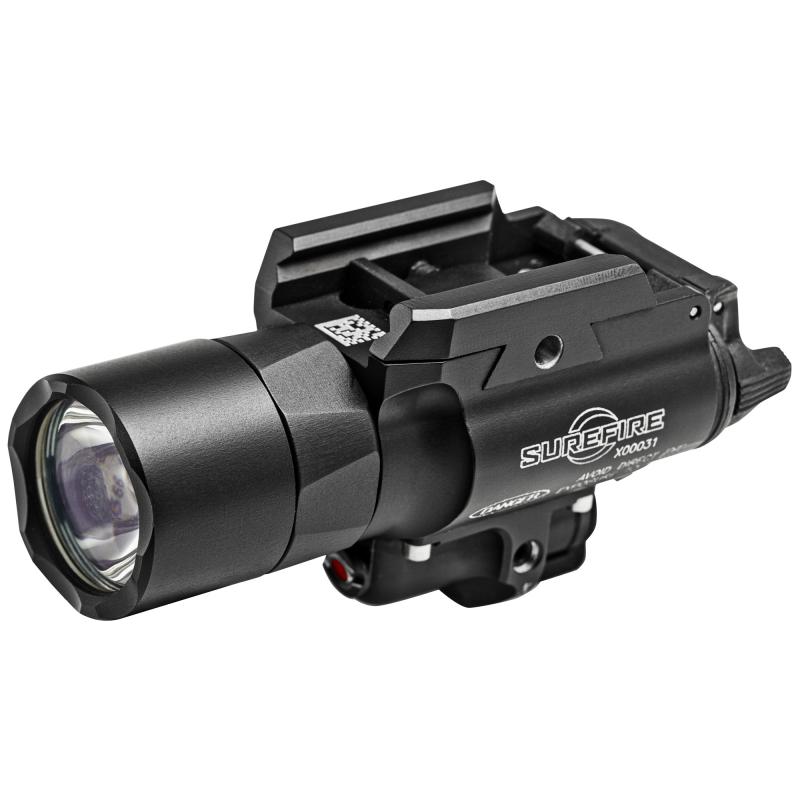 X400 LED Weaponlight and Laser, Pistol, 500 Lumens, White Light Output with Red Laser, Picatinny, Black X400-A-RD