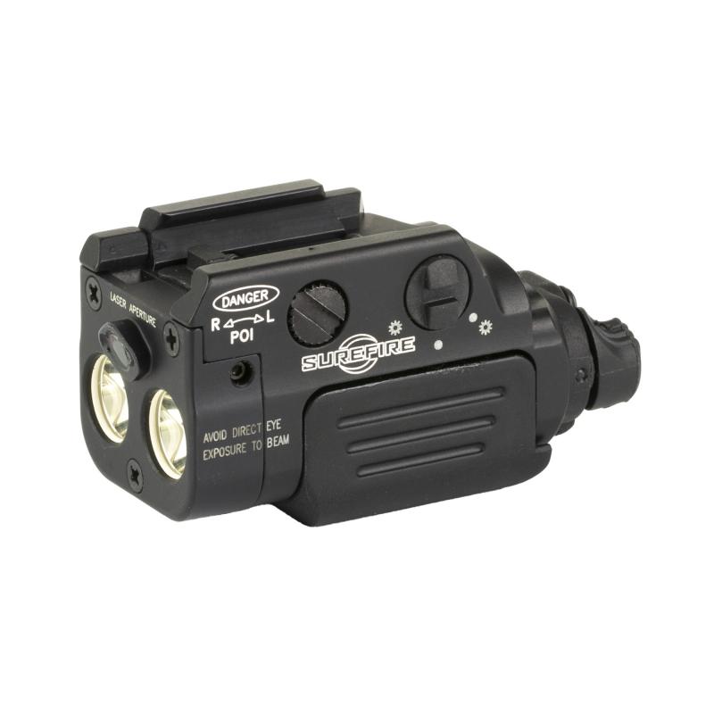 XR2-A-GN, Rechargeable Weaponlight w/Laser, Fits Pistol and Picatinny Rails, 600 Lumens, Green Laser, Anodized Finish, Black, Includes Micro USB Charging Cradle, Removeable Battery XR2-A-GN