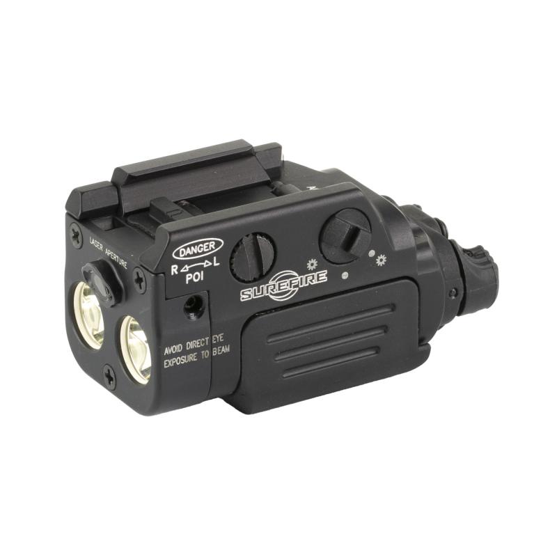 XR2-A-RD, Rechargeable Weaponlight w/Laser, Fits Pistol and Picatinny Rails, 600 Lumens, Red Laser, Anodized Finish, Black XR2-A-RD