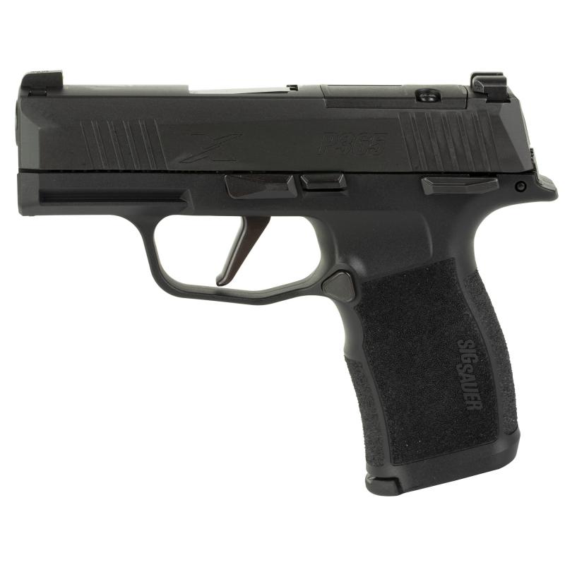 P365X | 9MM, 3.1" Barrel, Polymer Frame, Black Finish, X-Ray 3 Night Sights, Optic Ready, Manual Safety, 12Rd, 2 Magazines 365X-9-BXR3P-MS Striker Fired, Compact