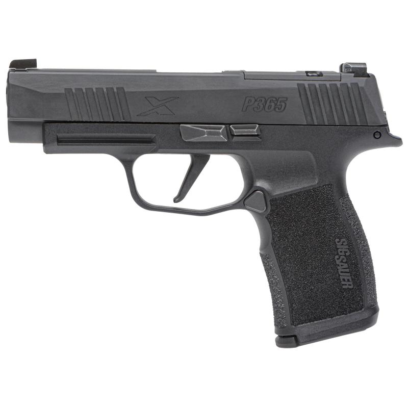 P365 XL, Striker Fired, Compact, 9MM, 3.7" Barrel, Polymer Frame, Black Finish, Night Sights, 10Rd, 2 Magazines 365XL-9-BXR3P-10