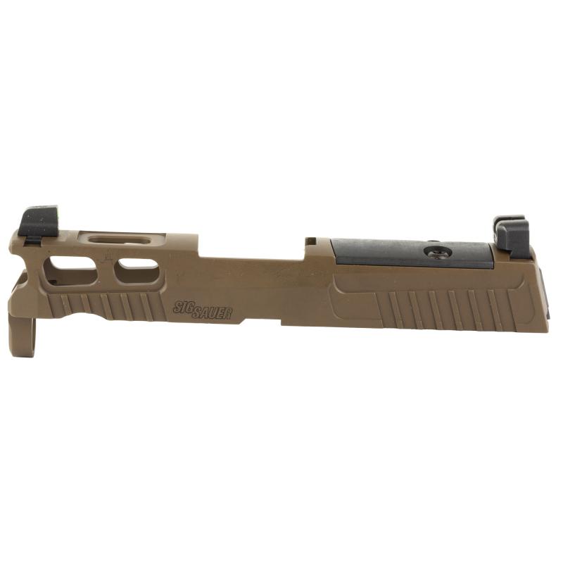 P320SC PROCUT Slide Assembly, XRAY3 Sights, R2 Optic, Compatible with 3.6" 9MM Barrel, Coyote 8900951
