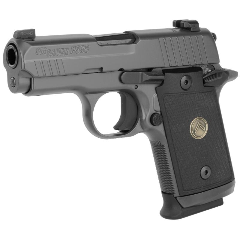 P938 Legion |9mm 3" Barrel Legion Gray Finish, X-Ray Night Sights, G10 Grips, Ambi Safety, 3 7-Round Magazine