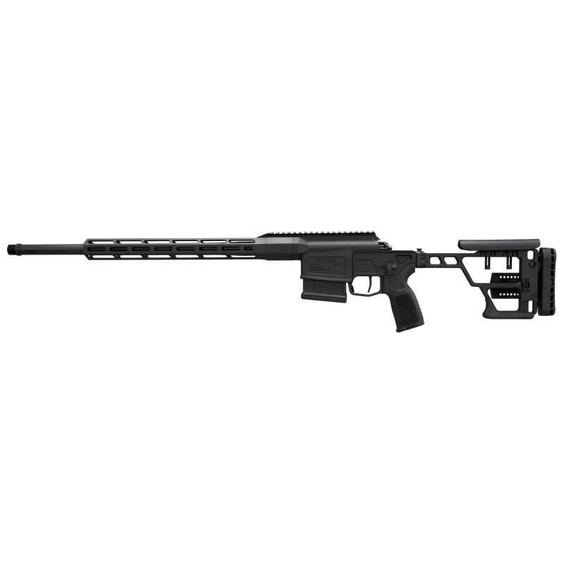 Cross, Bolt Action Rifle, 277 Fury, 20" Stainless Steel Barrel, Threaded 5/8X24, Anodized Finish, Black, Folding Adjustable Precision Stock, Free Floating Aluminum M-LOK Handguard, 2 Stage Adjustable Match Trigger, 5 Rounds, 1 Magazine CROSS-277-20B