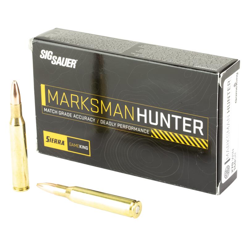 Marksman Hunter, 270 Winchester, 140 Grain, Gameking Boat Tail Hollow Point, 20 Round Box E270GK140-20