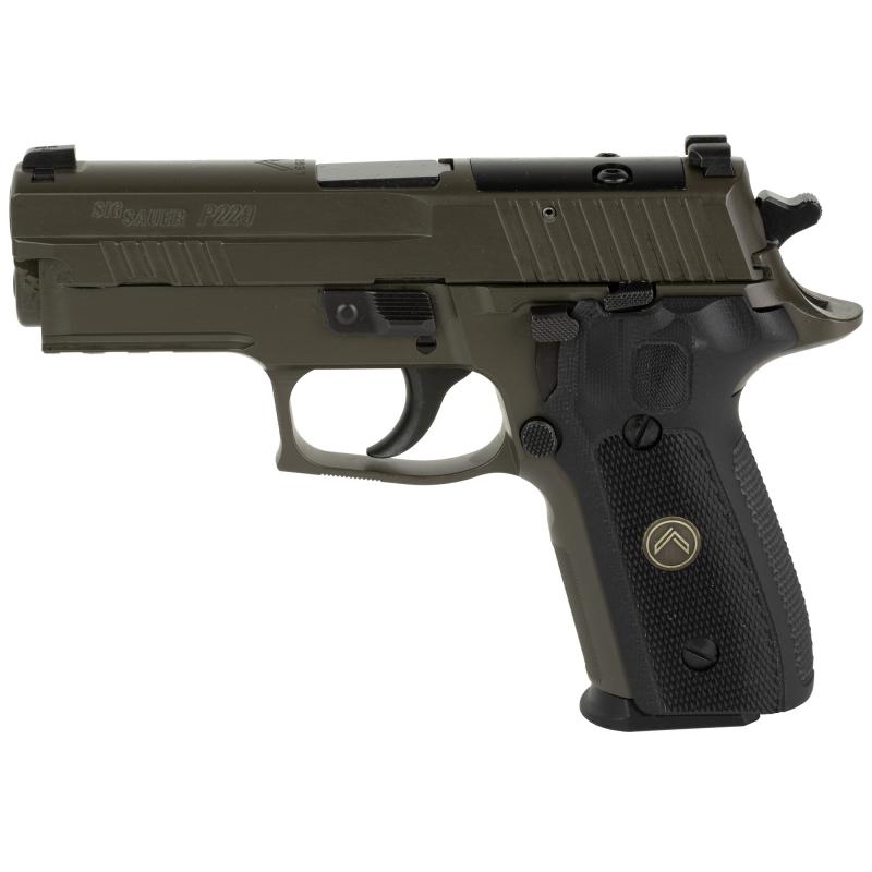 P229 Legion | 9MM, 3.9" Barrel, Alloy, Legion Gray, Black G10 Grips, XRAY3 Day/Night Sights, Optic Ready, Decocker, 15 Rounds, P-SAIT Trigger, 3 Magazines Double Action/Single Action, Semi-automatic, Metal Frame Pistol, Compact, E29R-9-LEGION-R2