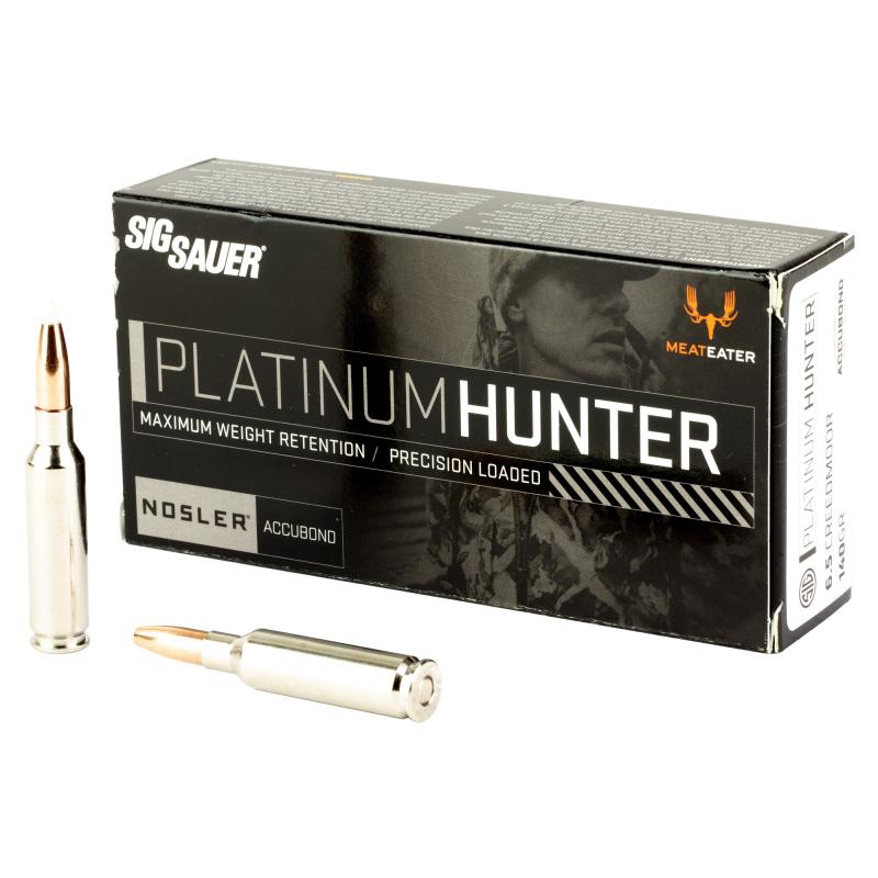 Platinum Hunter, 6.5 Creedmoor, 140 Grain, Accubonded Ballistic Tip, 20 Round Box E65CMPH140-20