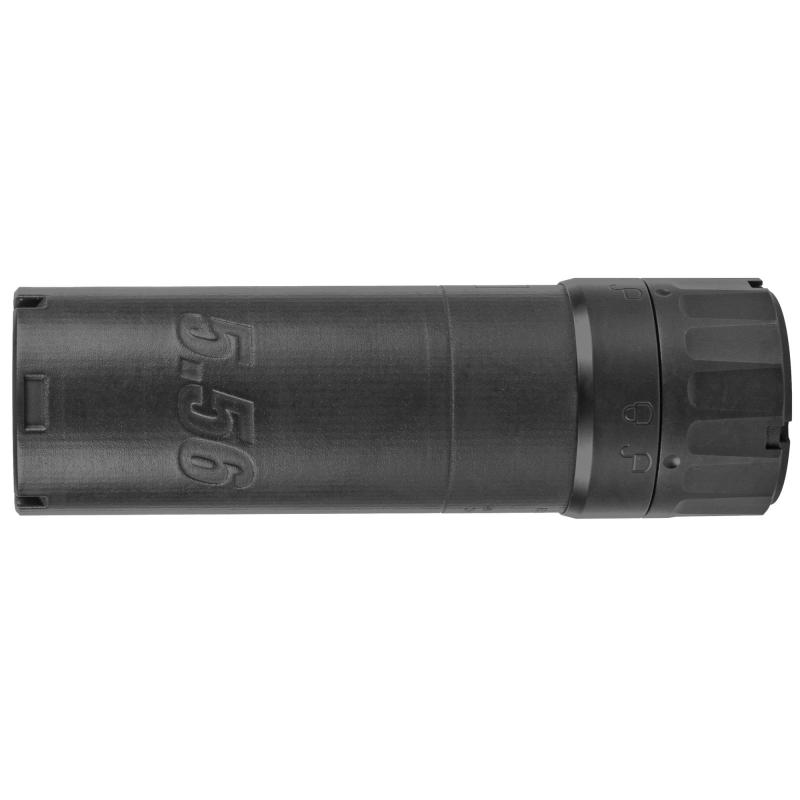 SLX556C-QD, Suppressor, Compact, 556NATO, Inconel, High Temp Cerakote, Black, 14.6oz, Quick Detach, Includes QD Mount/Muzzle Brake SLX556C-QD