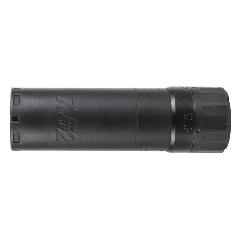 SLX762C-QD Compact | 7.62NATO, Inconel, High Temp Cerakote Finish, Black, 14.6oz, Quick Detach, Includes QD Mount/Muzzle Brake SLX762C-QD