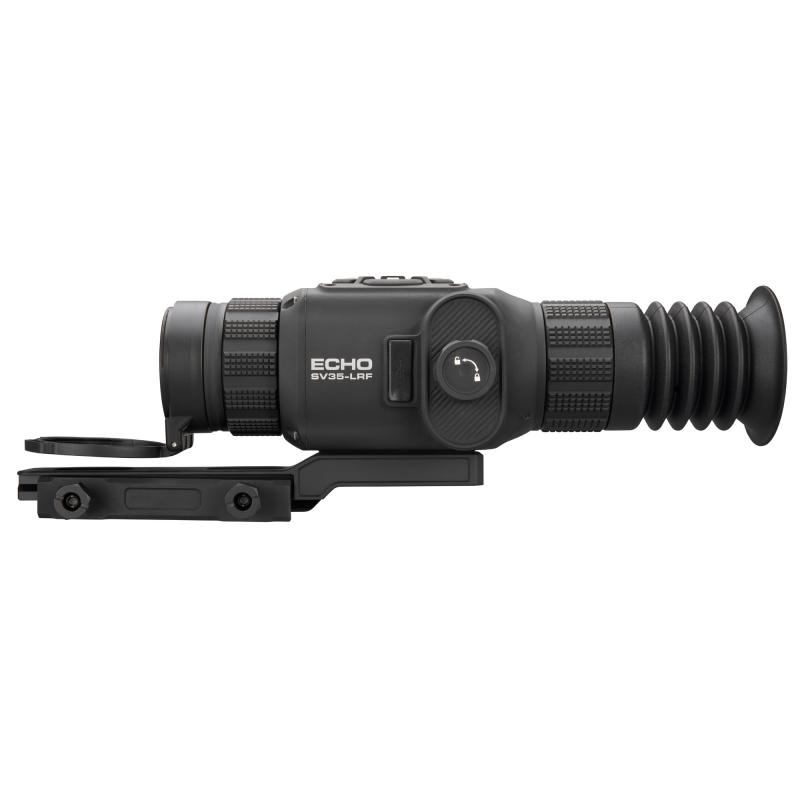 ECHO Thermal SV35-LRF, Thermal Weapon Sight, 1.5-12X35mm, 650X512 Core Resolution, BDX 2.0 Enabled, Integrated Rangefinder, Black SOEC12210