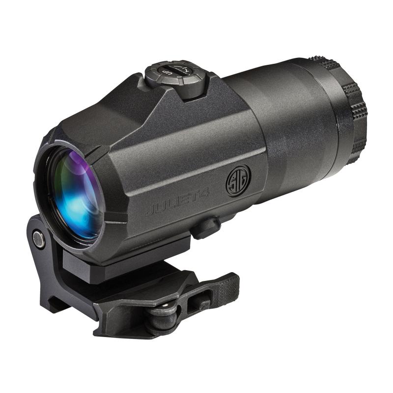 Juliet4 4x Red Dot Magnifier |PowerCam 90 Deg Mount