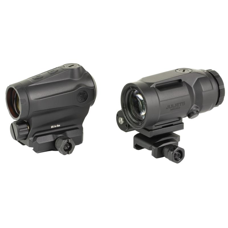 ROMEO/Juliet Combo Gen II, Romeo5XD Red Dot with Juliet5 Micro Magnifier, 5X24mm, 2 MOA Dot with 65 MOA Circle, Black SORJ5X201