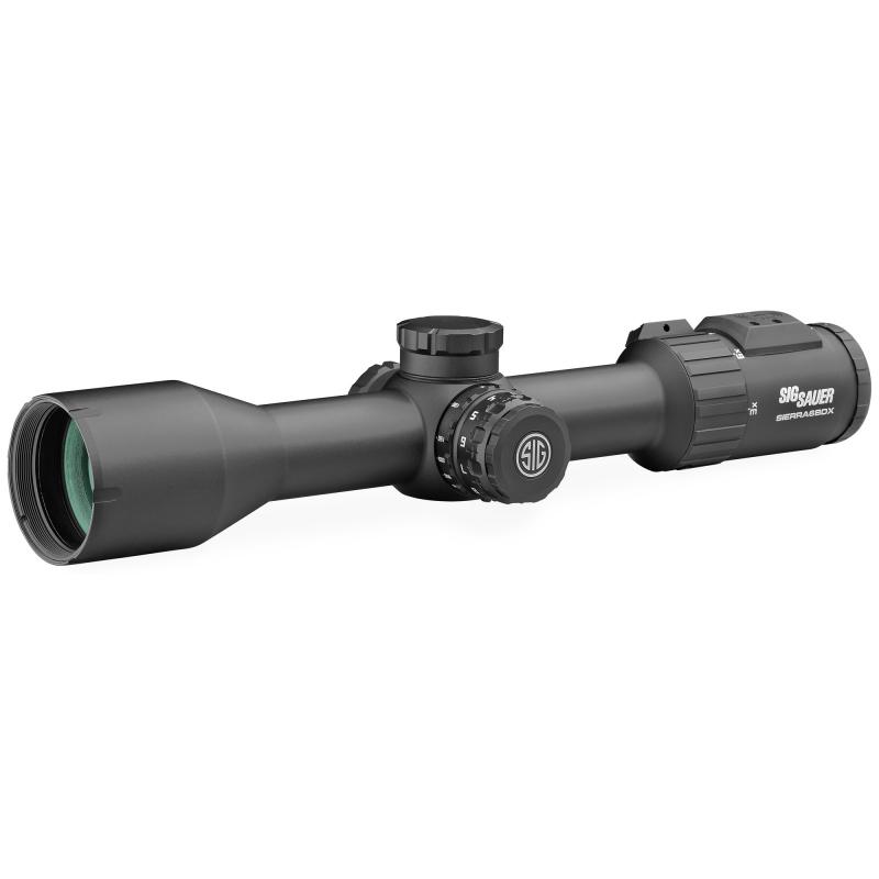 SIERRA6, Rifle Scope, 3-18X44mm, 30mm Main Tube, BDX-R2 Digital Ballistic Reticle, 0.25 MOA, Bluetooth, Black Color SOSBDX63111