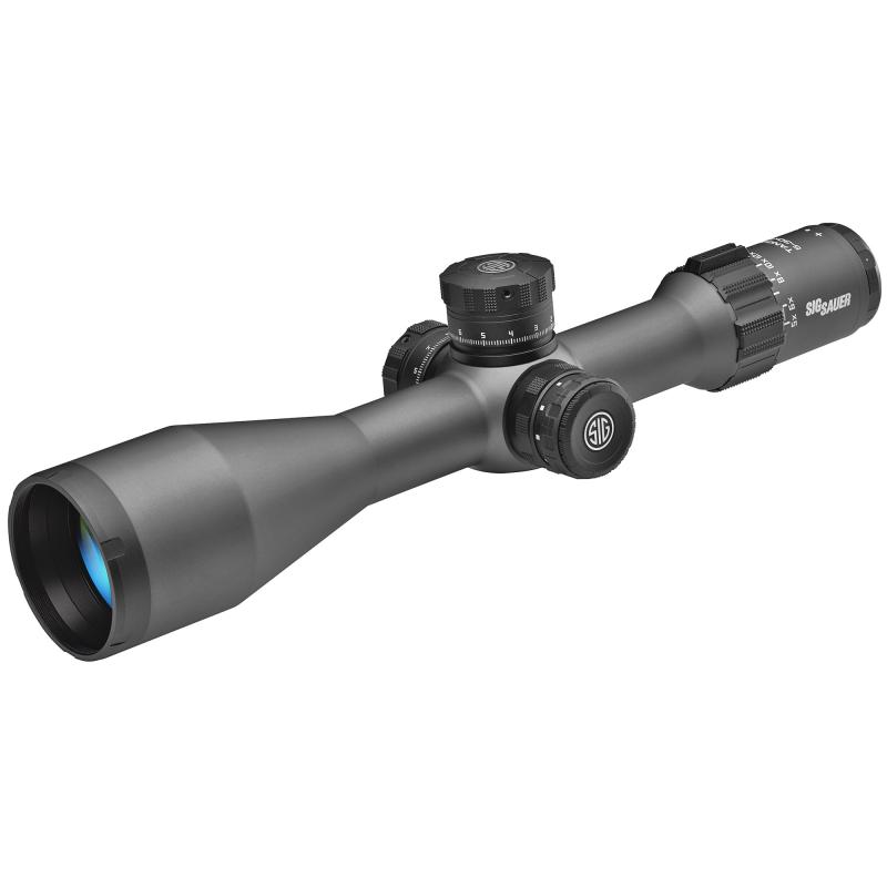 TANGO6 Rifle Scope, 5-30X56MM, 34MM, FFP, DEV-L-MOA Illuminated Reticle, 0.1 MRAD Adjustments, Matte Finish, Black Color, LevelPlex Anti-Cant System SOT65114