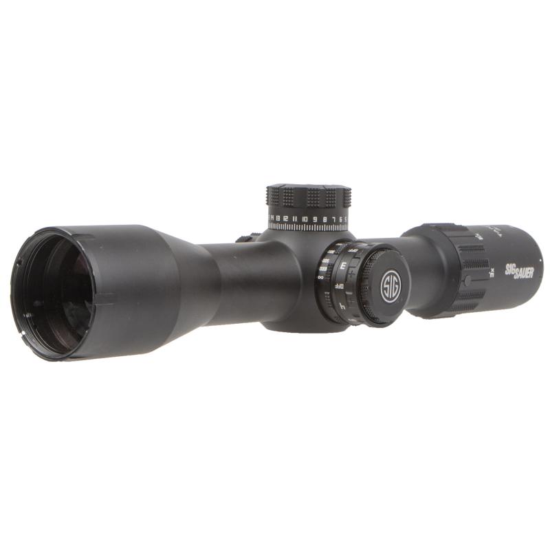 TANGO DMR, Rifle Scope, 3-18X44mm, First Focal Plane, DEV-L-MRAD 2.0 Illuminated Reticle, Side Focus, 34mm, 0.1 MRAD Adjustable, Black SOTD63114