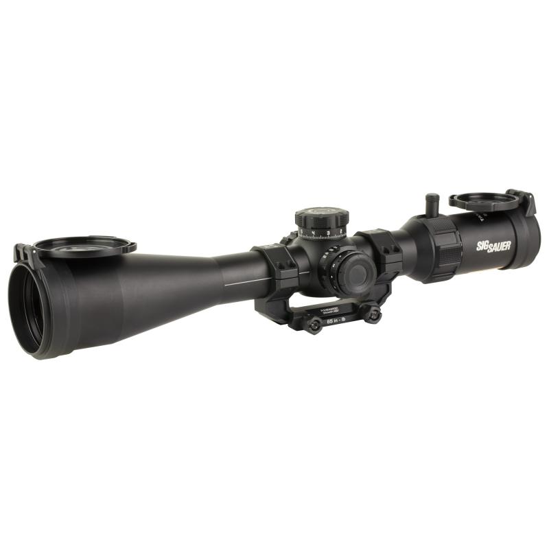 Tango MSR, Rifle Scope, 5-30X56mm, First Focal Plane, MRAD Illuminated Milling 2.0 Reticle, 56mm Objective, 34mm Main Tube, Matte Finish, Black, 0.1 MRAD Adjustment, Included Mount and Flip Lens Covers SOTM65001