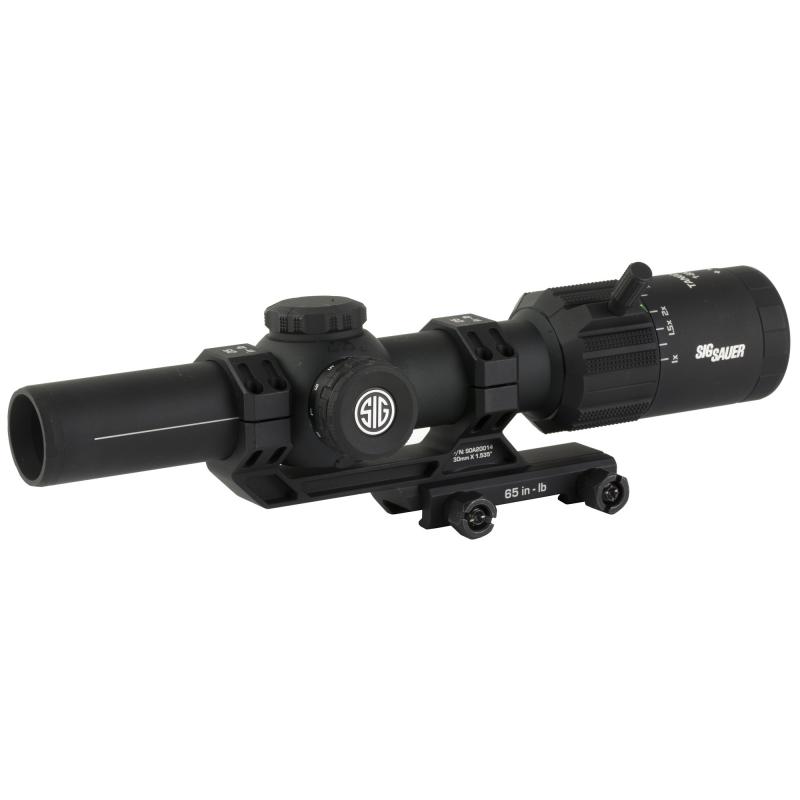 Tango MSR, Rifle Scope, 1-8X24mm, 30mm Maintube, MSR-BDC8 Illuminated Reticle, Black, ALPHA-MSR Cantilvered Mount SOTM81000