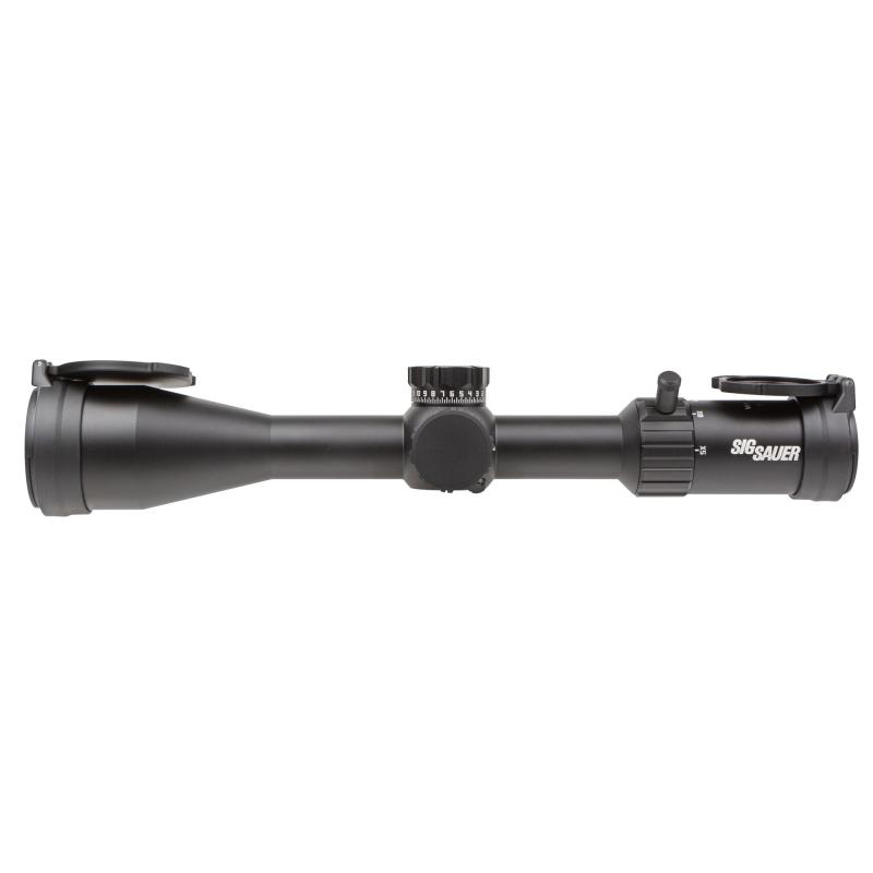 Whiskey 4 Rifle Scope, 5-20X50mm, 30mm Tube, First Focal Plane, MOA Milling Hunter 2.0 Reticle, Matte Finish, Black SOW45001