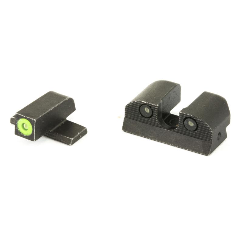 X-Ray 3 Day/Night Sights #8 Green Front #8 Rear Round U Notch