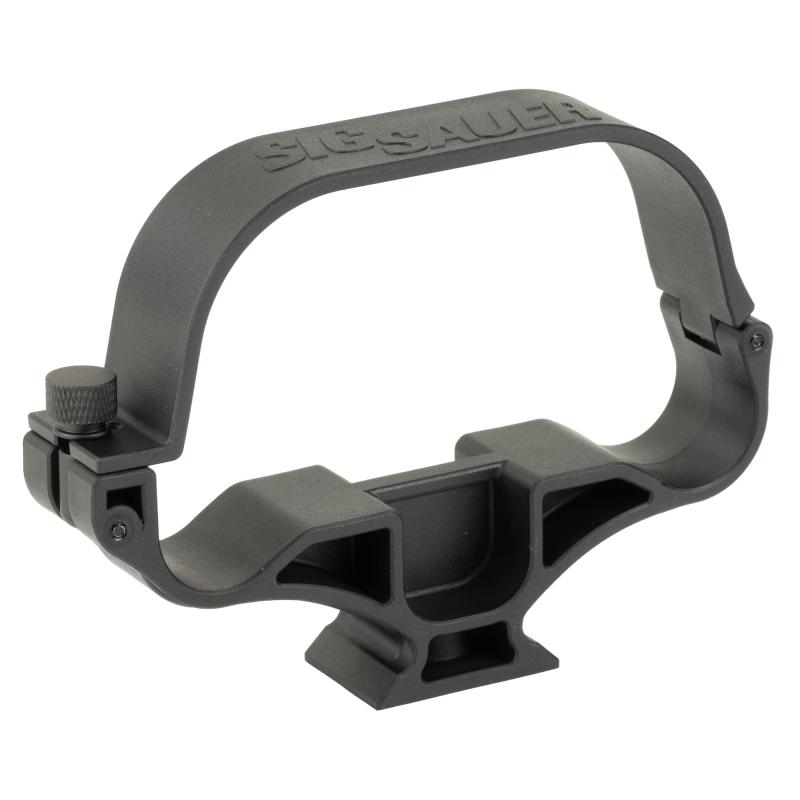 ZULU Bino Adapter, Fits ZULU6 HDX PRO 50mm Binoculars, For Use With Tripods and or Window Mounts, Matte Finish, Black SOZ6B150