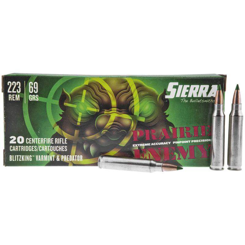 Prairie Enemy, 223 Remington, 69Gr, BlitzKing, 20 Round Box A7170--09