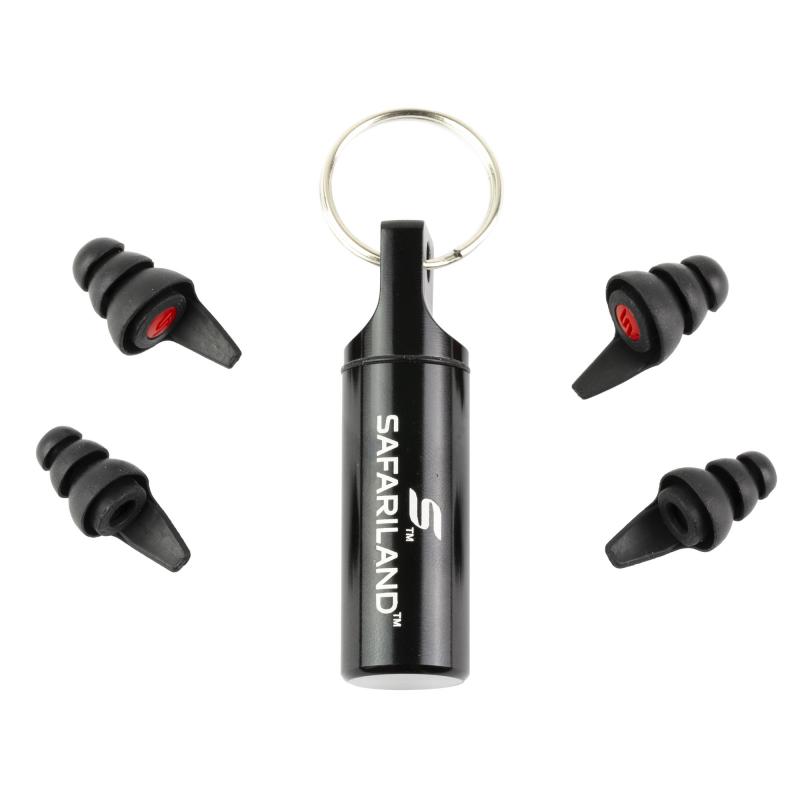 Ear Plug, Black, Rubber, Direct Replacement For SKU SLTCI-IMPULSE-HP-1-0 1304314