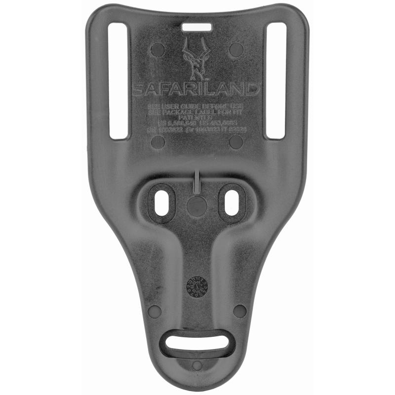 Cantable Universal Belt Loop, Black, Fits 3-Hole Patterned Holsters and Safariland UBL Products, 2", Mid-Ride 6070CUBL-2-2