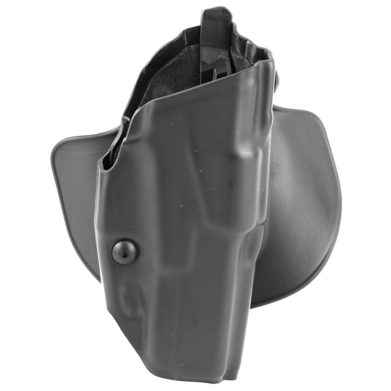 6378, ALS Paddle & Belt Slide Holster, Right Hand, Black, Fits Glock 17 22, Belt and Paddle, STX Tactical, Leather 6378-832-131