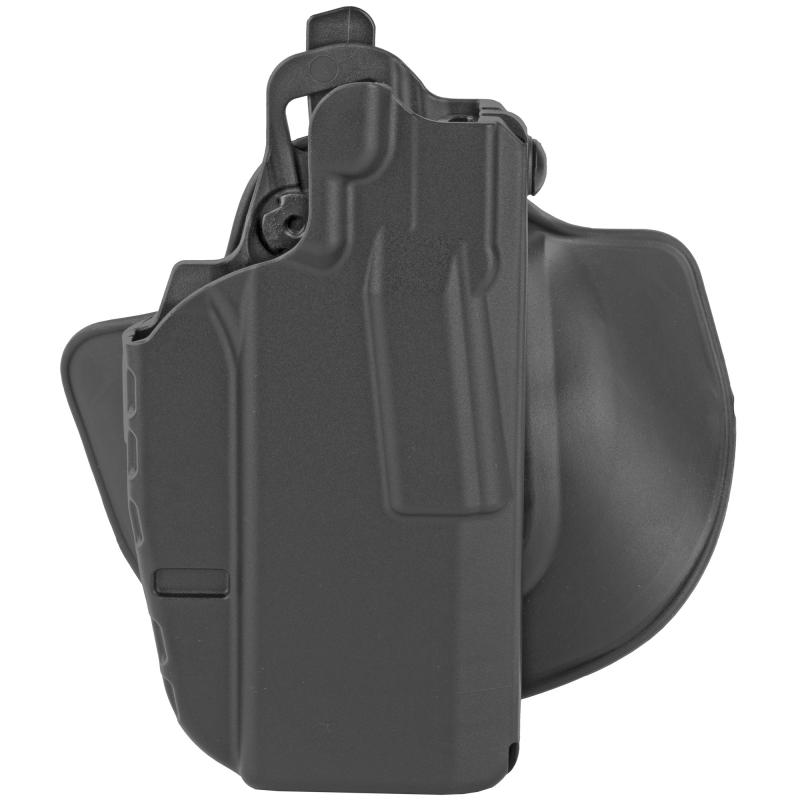 Model 7378, 7TS, ALS Slim Concealment Holster w/ Flexible Paddle and Adjustable Belt Loop, Fits 1911 Commander, Kydex, Black, Right Hand 7378-51-411