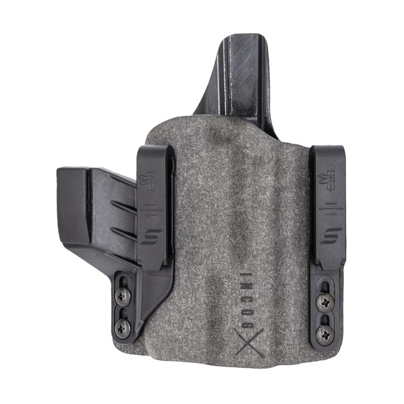 INCOG-X, Joint Collaboration with Haley Strategic, Inside the Waistband Holster, Fits Sig Sauer P365/X/XL, Microfiber Suede Wrapped Boltaron Construction, Black, Right Hand INCOG-0-465-A-0-CX2-61