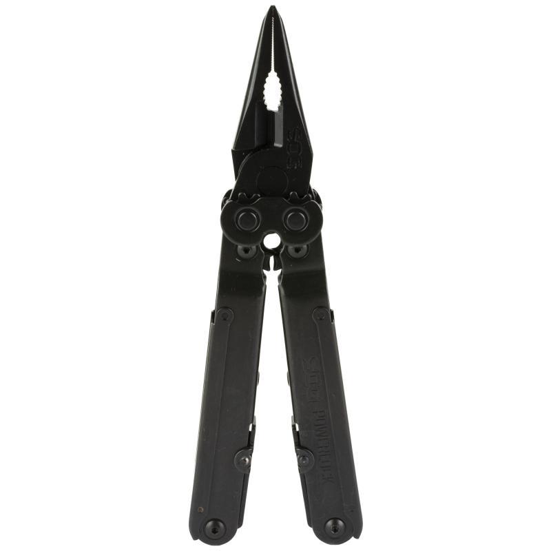 PowerLock EOD, Scissors, 18 Tool Multi-Tool, 420 Stainless Steel, Black Oxide Finish, Black, Includes Nylon Sheath SOG-B61N-CP
