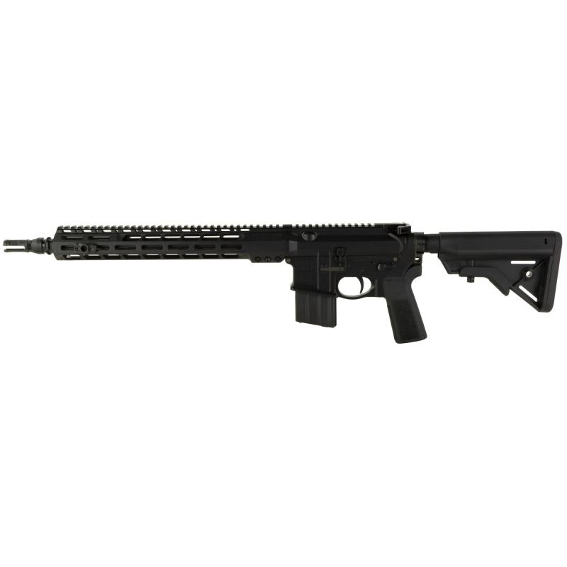 Broadsword, M89, Semi-automatic Rifle, AR, 6mm Max, 14.5" Pinned (16" OAL) Barrel, Anodized Finish, Black, B5 Systems Grip, B5 Bravo Stock, Free Float M-LOK Handguard, 20 Rounds, 3 Magazines, Includes Soft Case BROADSWORD-89-6MAX-14.5