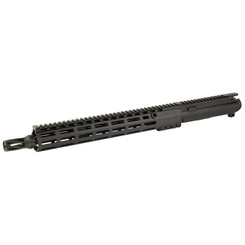L89 V2, Complete Upper Receiver, 223 Wylde/556NATO, 14.5" Button-Rifled Barrel, HUXWRX Flash Hider, Low Profile Gas Block, Black M4L89UPPER-14.5-556
