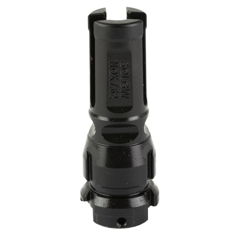 NOX, Flash Hider, 7.62mm/30 Caliber, Nitride Finish, Black, 5/8X24, Fits Dead Air Armament Suppressors and KeyMount Accessories, Includes Timing Shims NOX-300