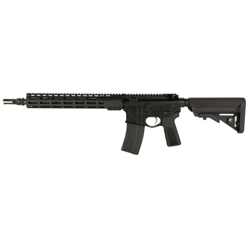 SCALPER, Semi-automatic Rifle, AR, 556NATO/223 Remington, 13.9" Pinned (16" OAL) Cold Hammer Forged Barrel with NOX Muzzle Device, Mid-Length Gas System, Anodized Finish, Black, Vltor A5 Buffer System, Liberty Fighting Trigger, Liberty Charging Handle, B