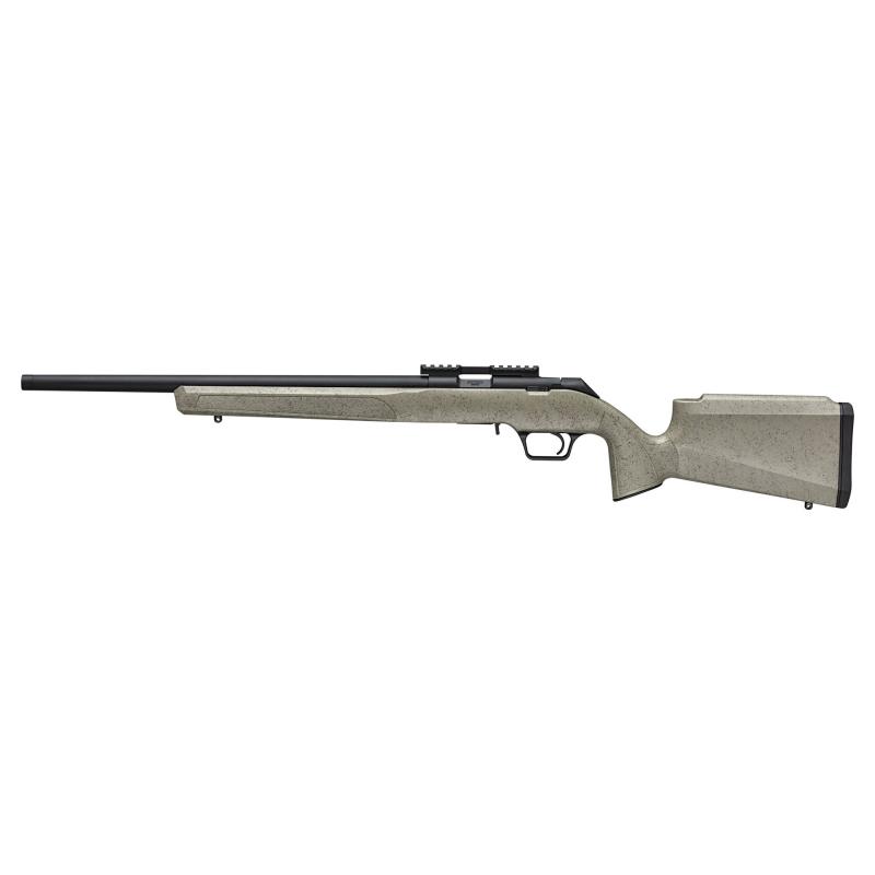 Model 2020, Rimfire Target, Bolt Action Rifle, 22 LR, 20" Threaded Barrel, 1/2x28, Matte Finish, Black, Polymer Target Stock, Sage with Black Webbing, 10 Rounds, 1 Magazine, Right Hand BART92022TBW